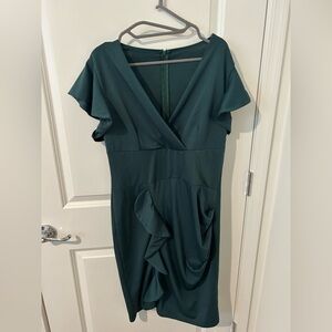 Emerald Green Maternity Dress